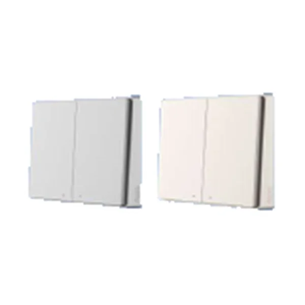 Mặt công tắc Aqara D1 2 nút — Xám / Gold