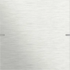 Bộ mặt phím Gira 4.95 1 phím — Inox (5021 219)