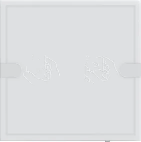 Gira Tastsensor 4.95 Komfort 1 phím — Trắng (5001 003)