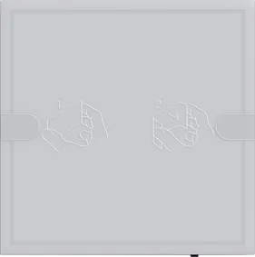 Gira Tastsensor 4.95 Komfort 1 phím — Anthracite (5001 028)