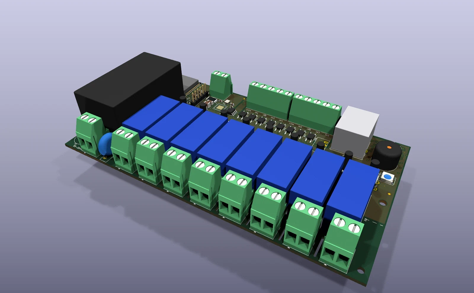 NDM KNX 8DI/8DO — module KNX OEM Việt Nam: hoàn thiện thiết kế phần cứng, vỏ DIN và phần mềm